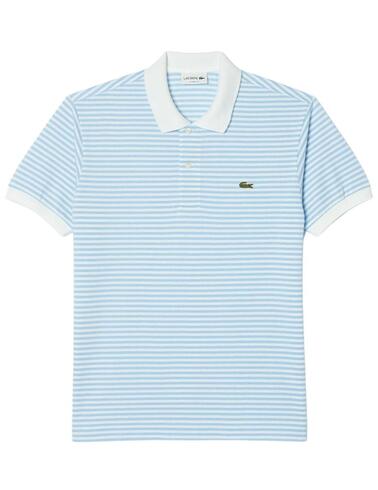 Polo Lacoste Original de manga corta a rayas para hombre