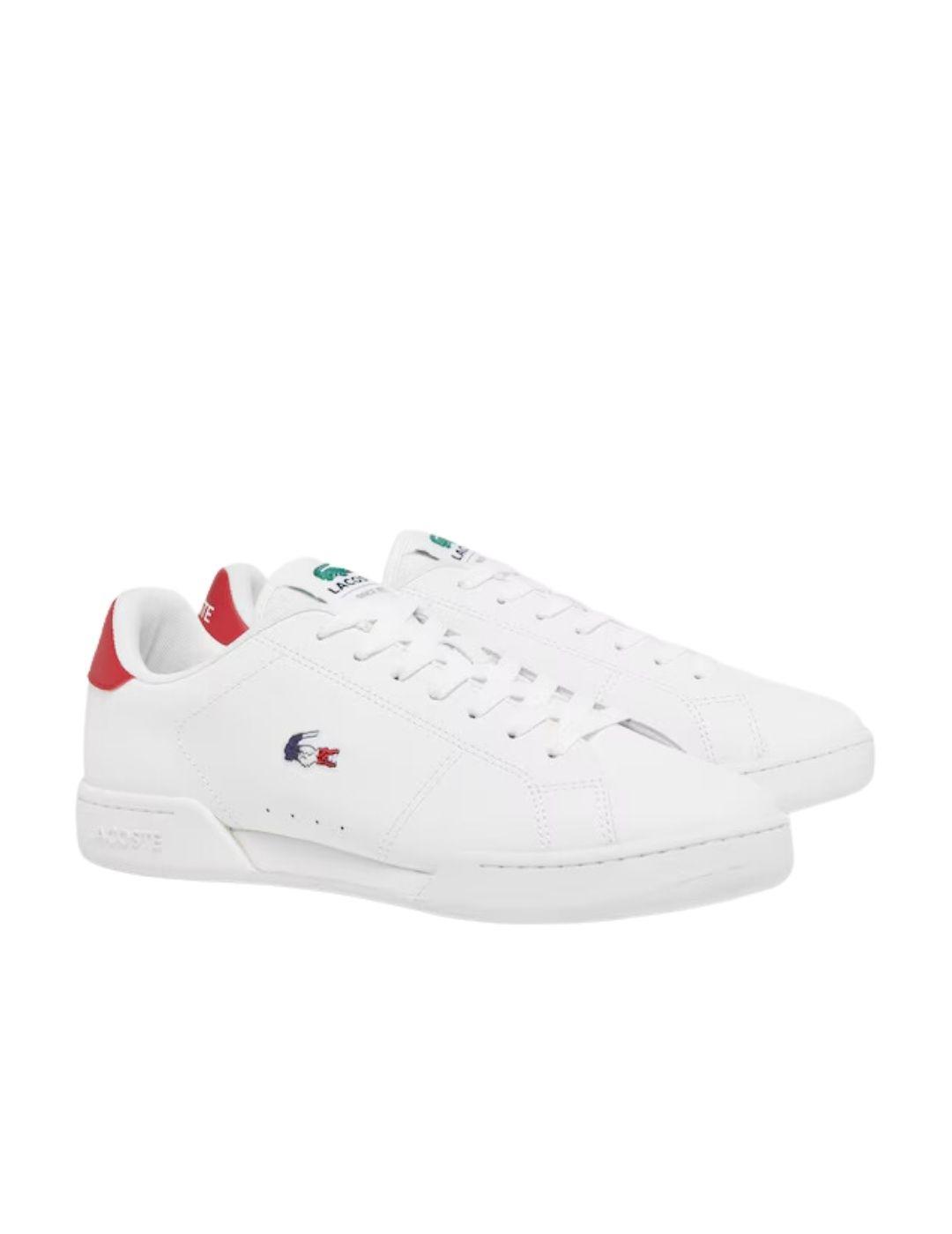 Zapatillas Lacoste Carnaby Cup de piel blancas para hombre