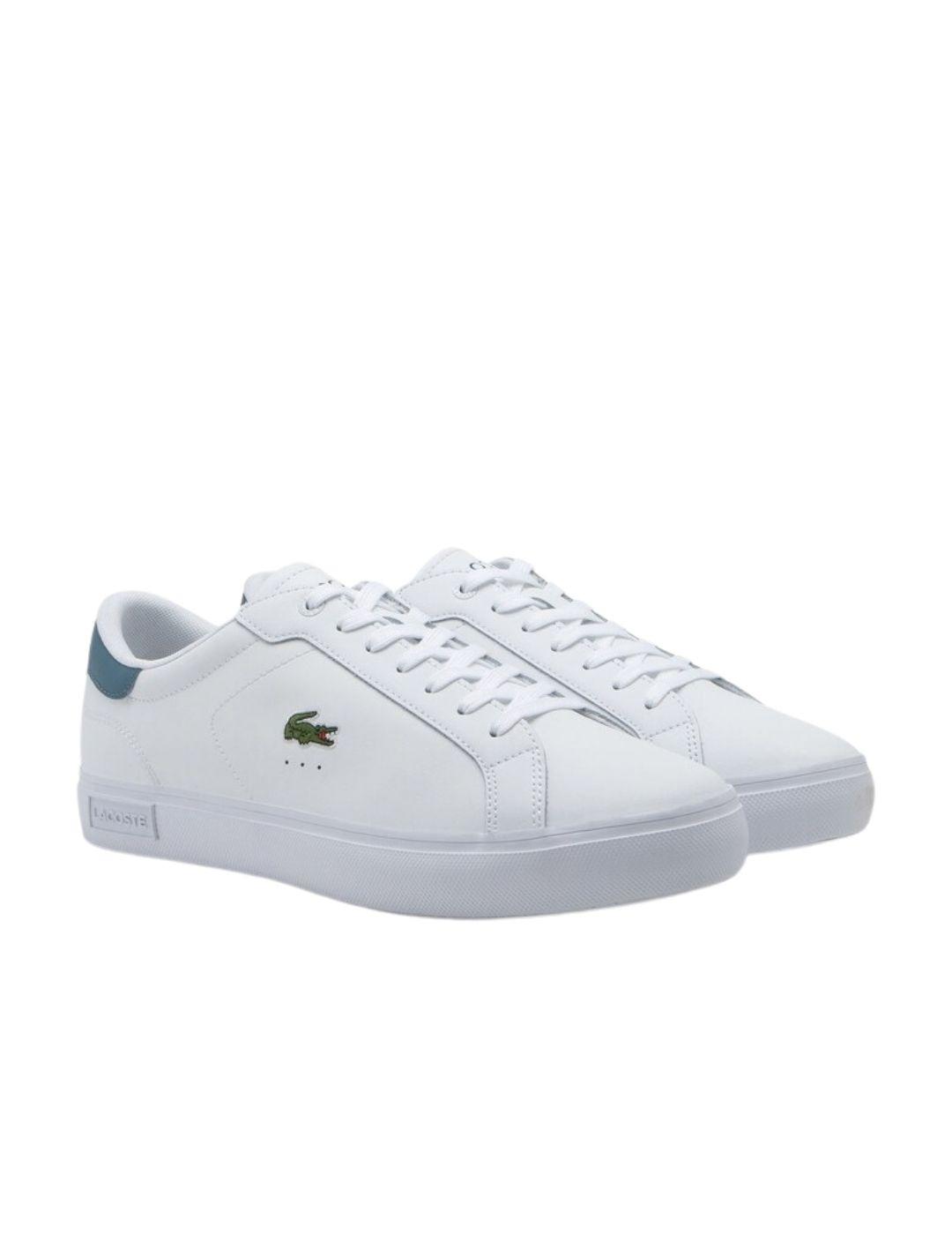 Zapatillas Lacoste Powercourt en blanco para hombre