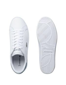 Zapatillas Lacoste Powercourt en blanco para hombre