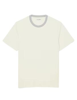 Camiseta Lacoste bordada de manga corta para hombre