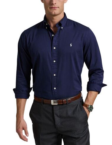 Camisa Polo Ralph Lauren de hombre Custom Slim Fit de sarga