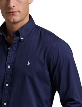 Camisa Polo Ralph Lauren de hombre Custom Slim Fit de sarga