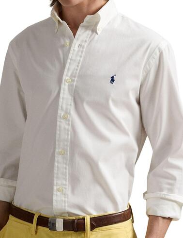 Camisa Polo Ralph Lauren de hombre Custom Slim Fit de sarga