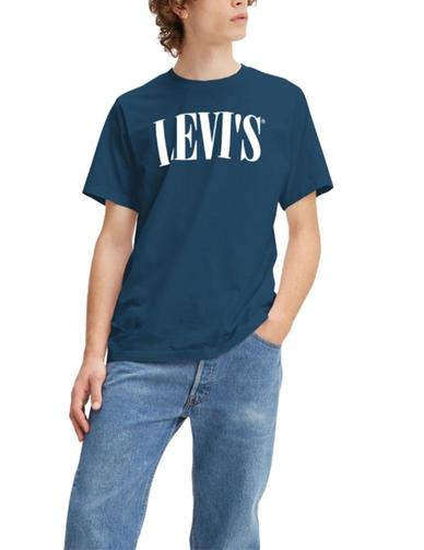 Groseramente Rápido malta Camiseta Levis Relaxed Graphic Tee azul de hombre