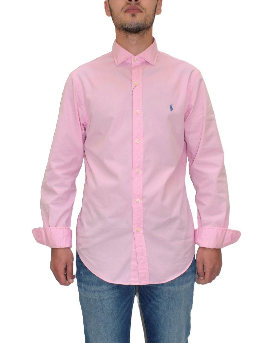 camisa rosa ralph lauren