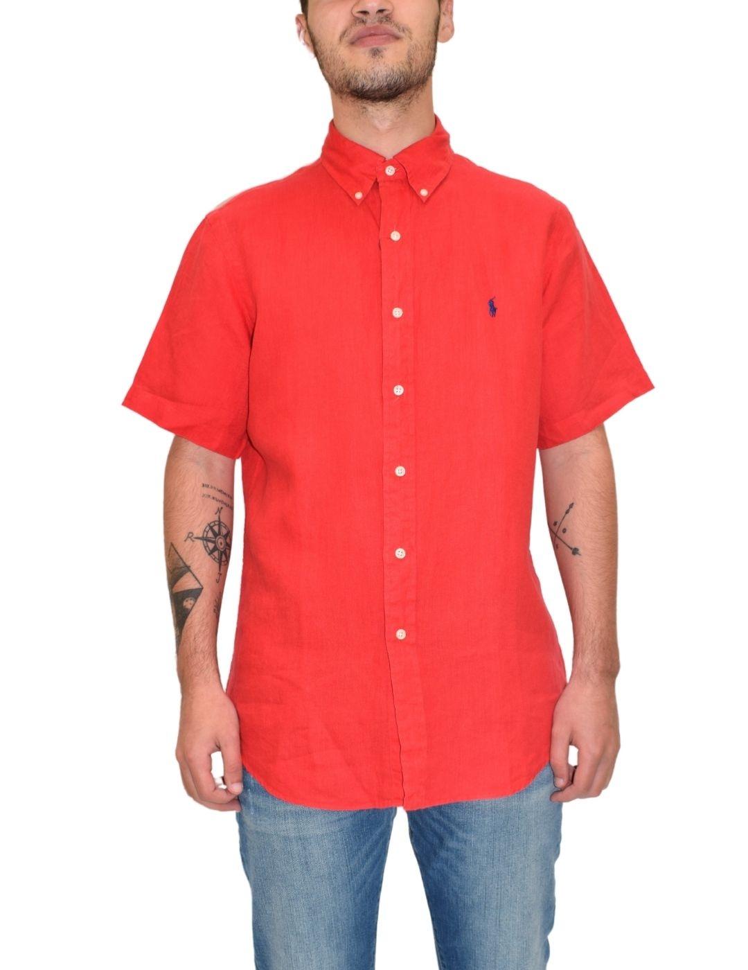 Camisa polo discount hombre manga corta