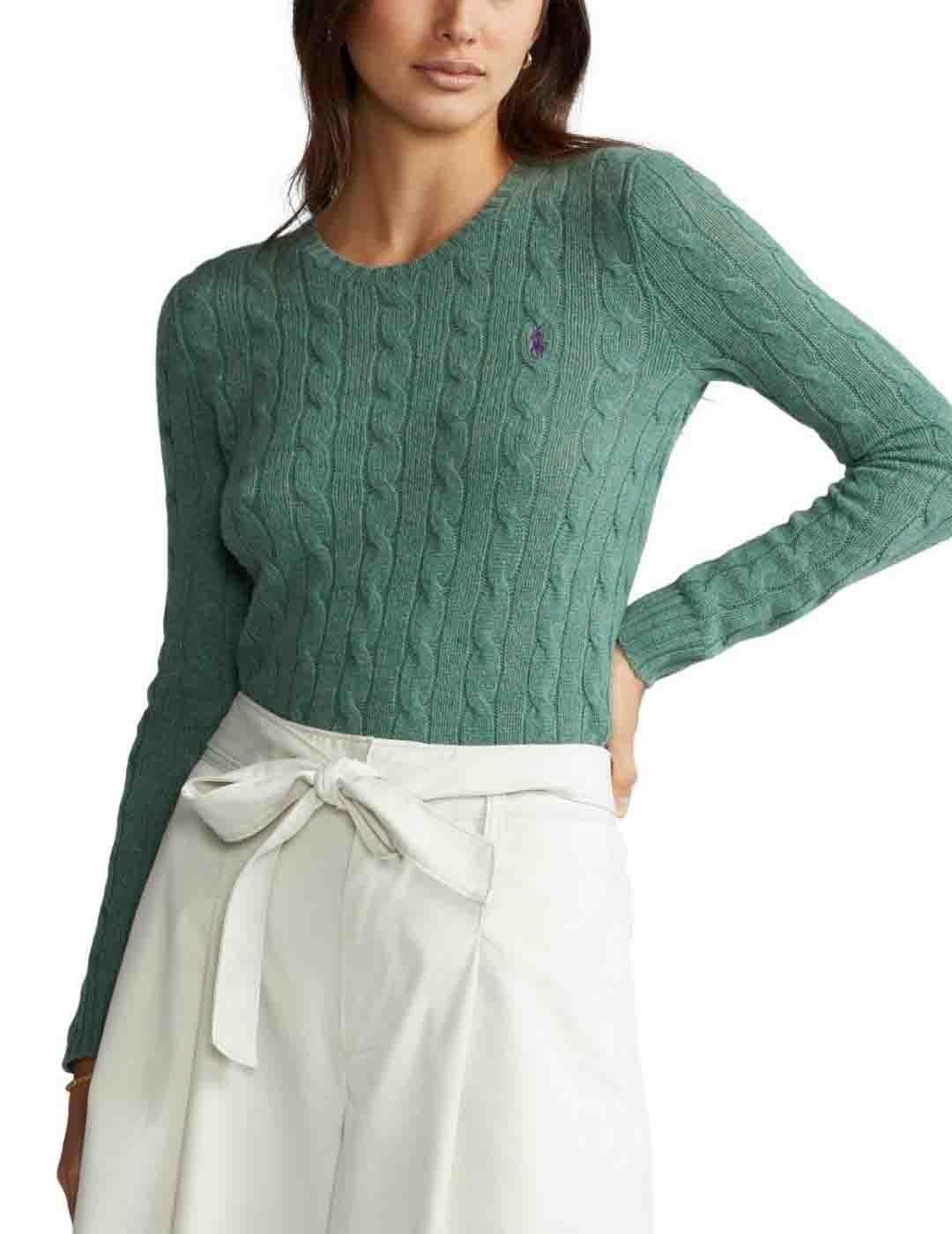 Jersey Polo Ralph Lauren Juliana de ochos verde mujer